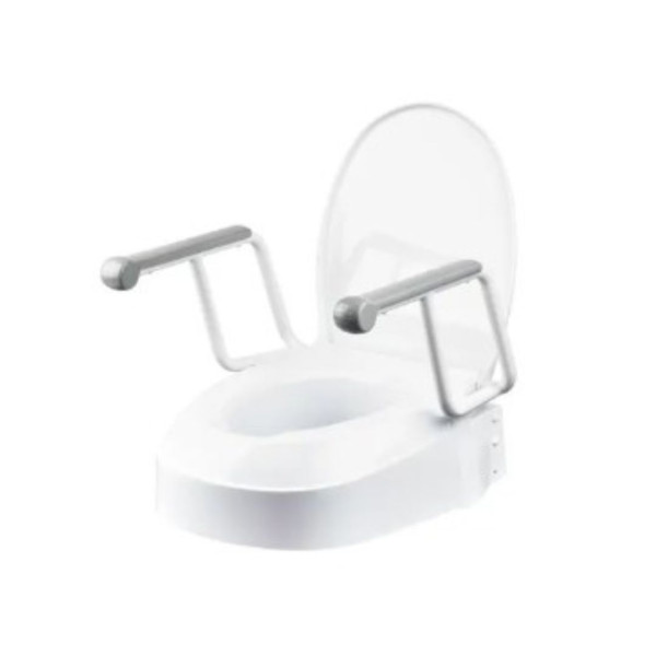 Homecraft 150mm Raised toilet seat with arms - EQ7239